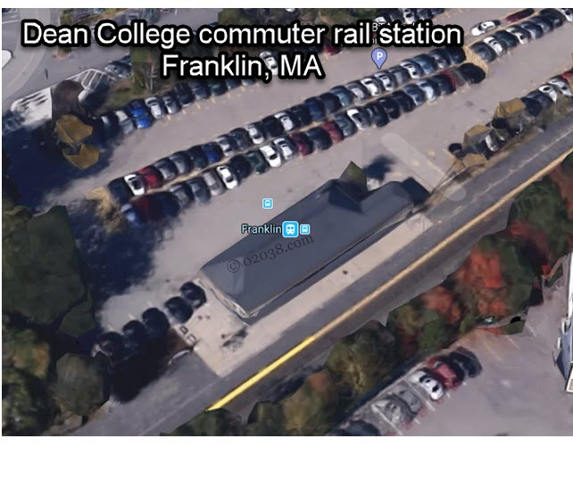Dean College commuter rail station Franklin MA