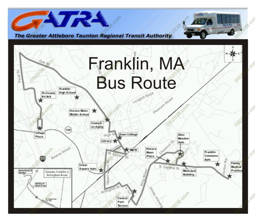 franklin-ma-gatra-bus-route