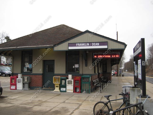 Franklin MA MBTA Downtown commuter rail