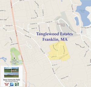 Tanglewood Estates Franklin MA map1