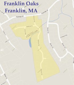franklin oaks franklin ma map