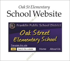 Oak Street School Franklin MA website