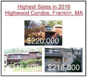 Higgwood condos Franklin MA highest sales 2016