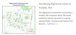 Highwood Condo Franklin MA