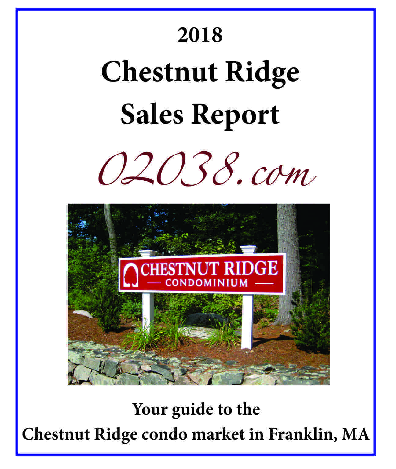 Chestnut Ridge Condos Franklin MA sales report