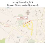 Franklin MA road work 2019