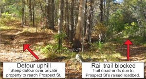 snett southern new england trunkline trail - Prospect St Franklin MA