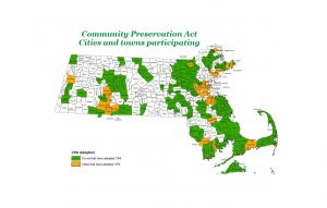 Community Preservation Act - CPA - Massachusetts map