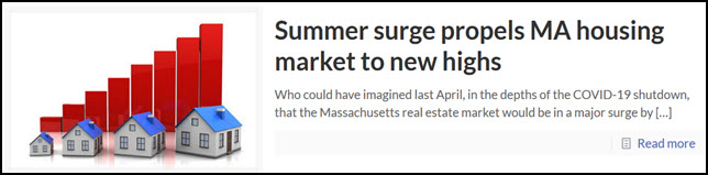 Massachusetts real estate home sales 